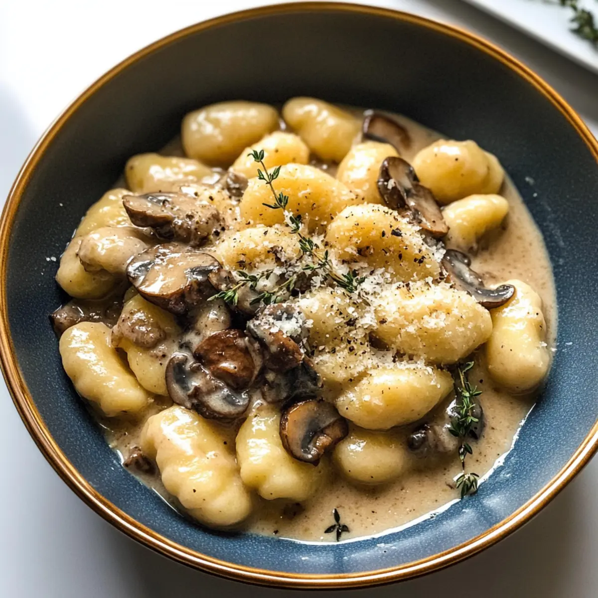 Gnocchi mit cremiger Pilzsauce für Gemütliche Abende