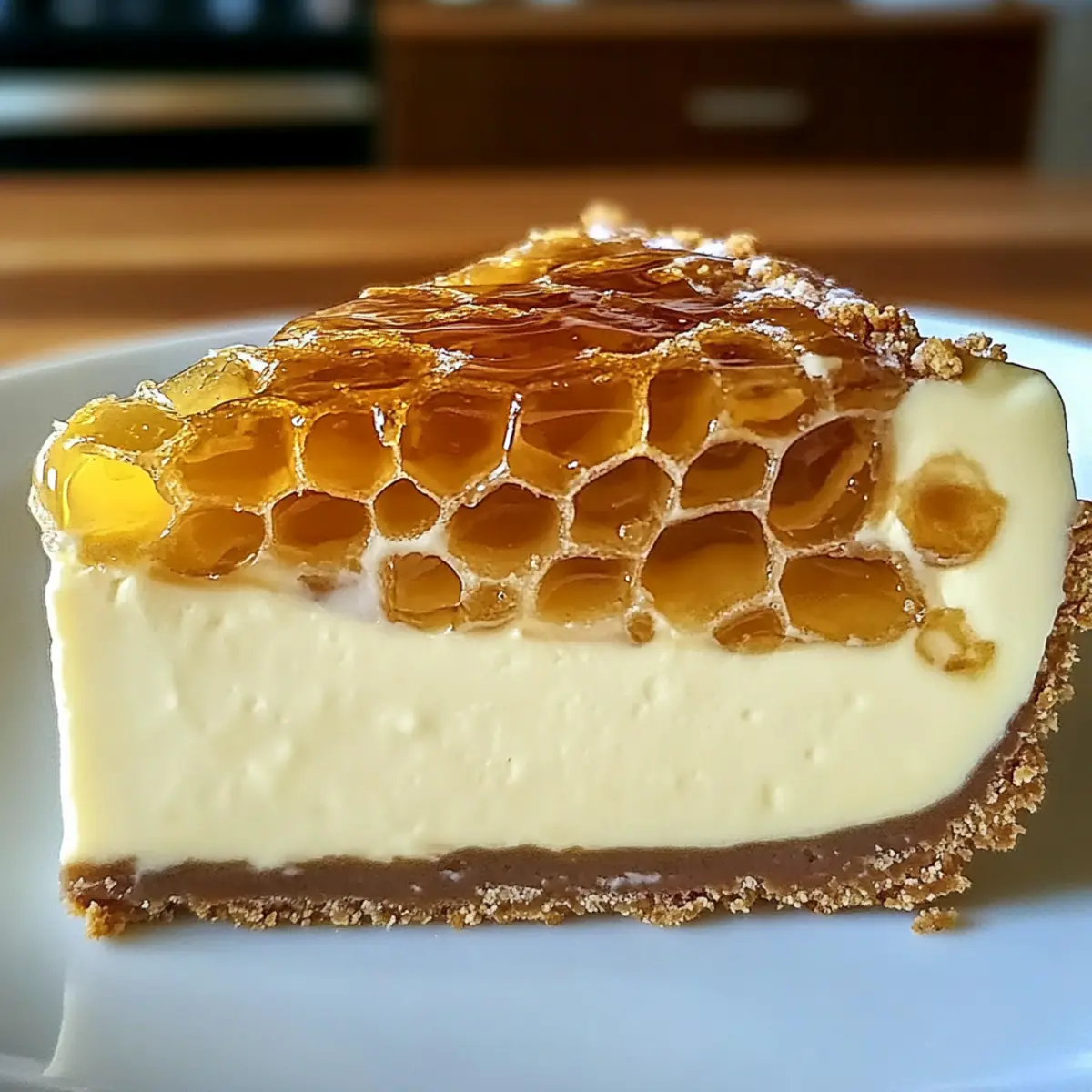Honigwaben Käsekuchen ganz einfach selbst machen