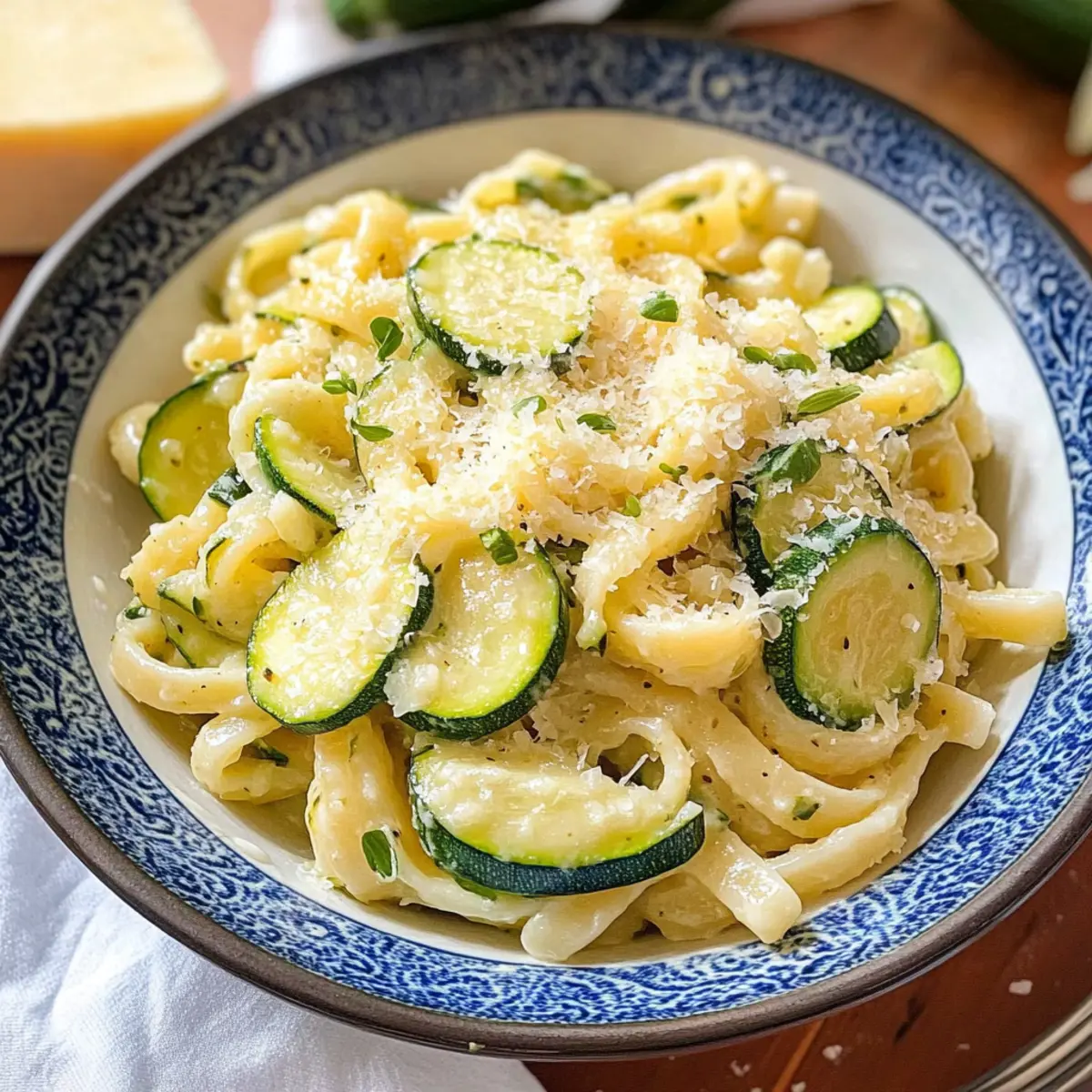 Pasta mit Zucchini in 15 Minuten genießen