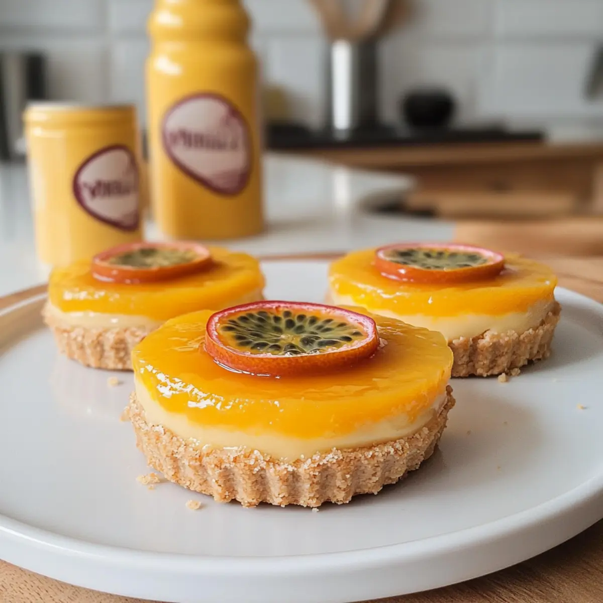 Pfirsich-Maracuja-Joghurt-Törtchen Genuss für Zuhause