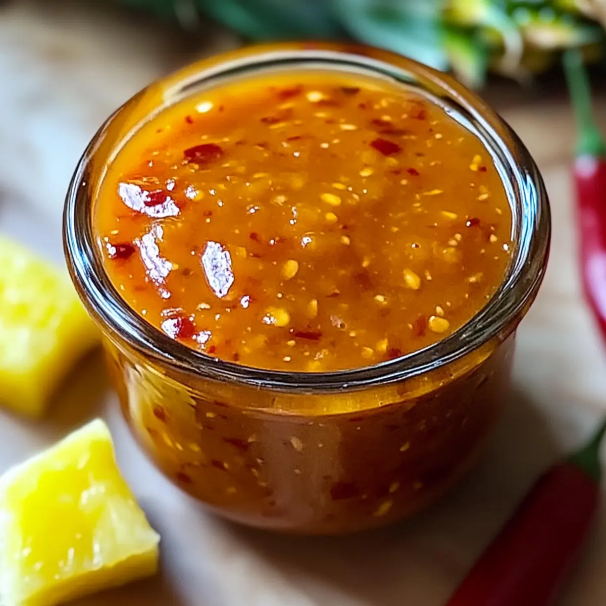 Ananas Habanero Sauce für tolle Geschmacksexplosionen