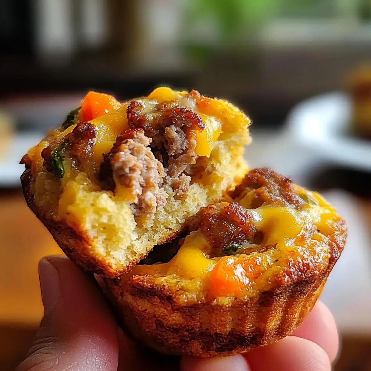 Wurst Frühstück Muffins für einen tollen Start in den Tag