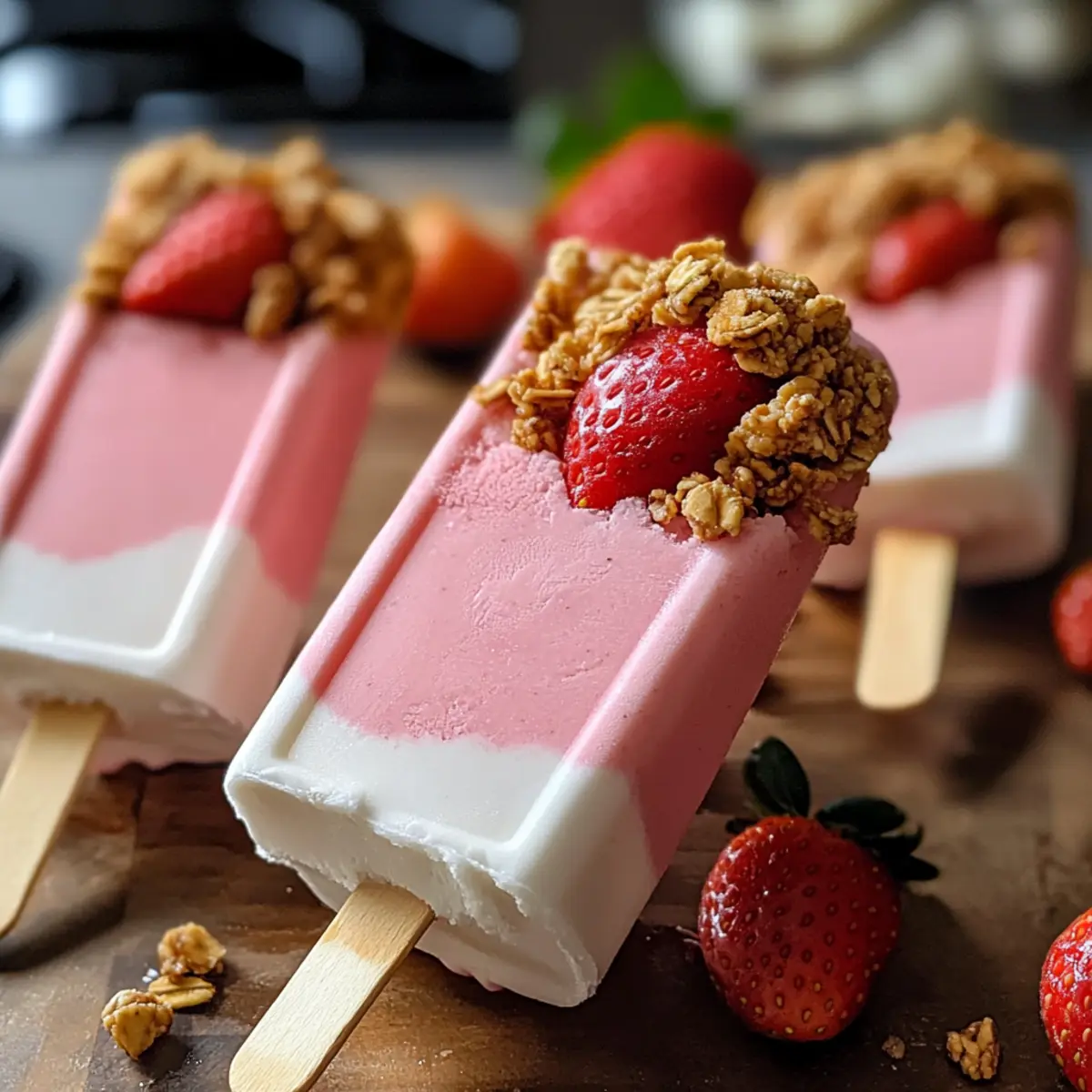 Erdbeer-Joghurt-Riegel für den perfekten Sommergenuss