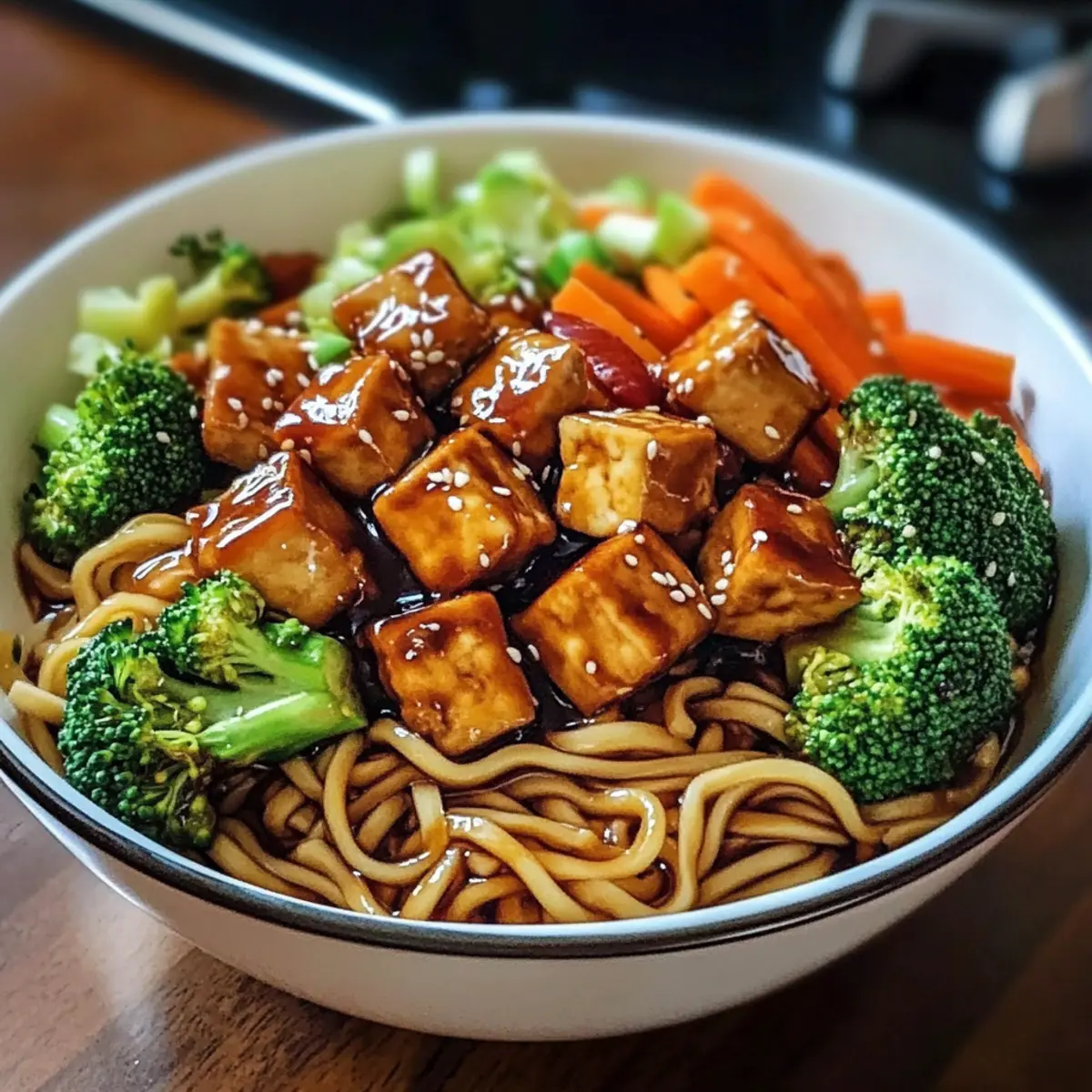 Köstliche Teriyaki-Nudelschale für schnelle Abende