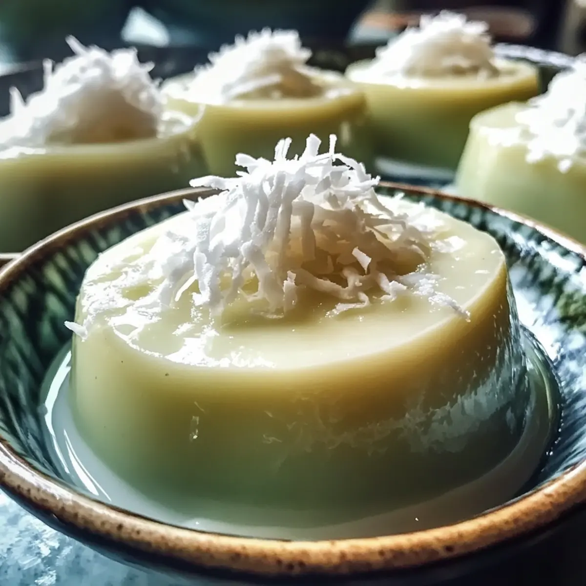 Thailändischer Kokosnuss-Pudding für jeden Anlass