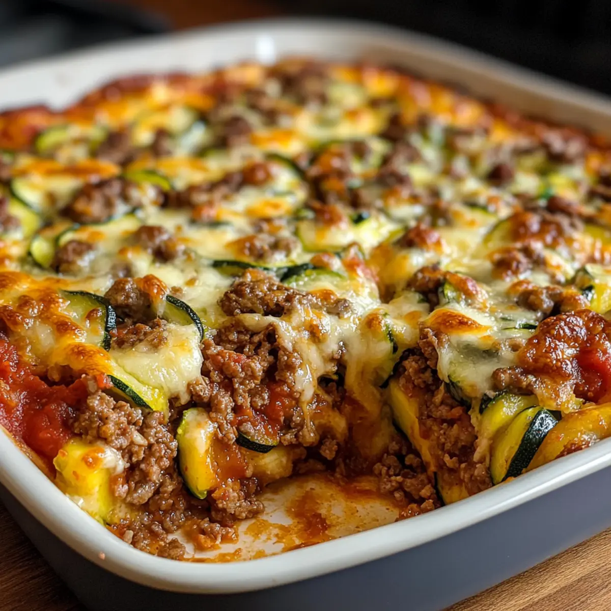 Zucchini Pizzakasserole: Gesund und lecker genießen