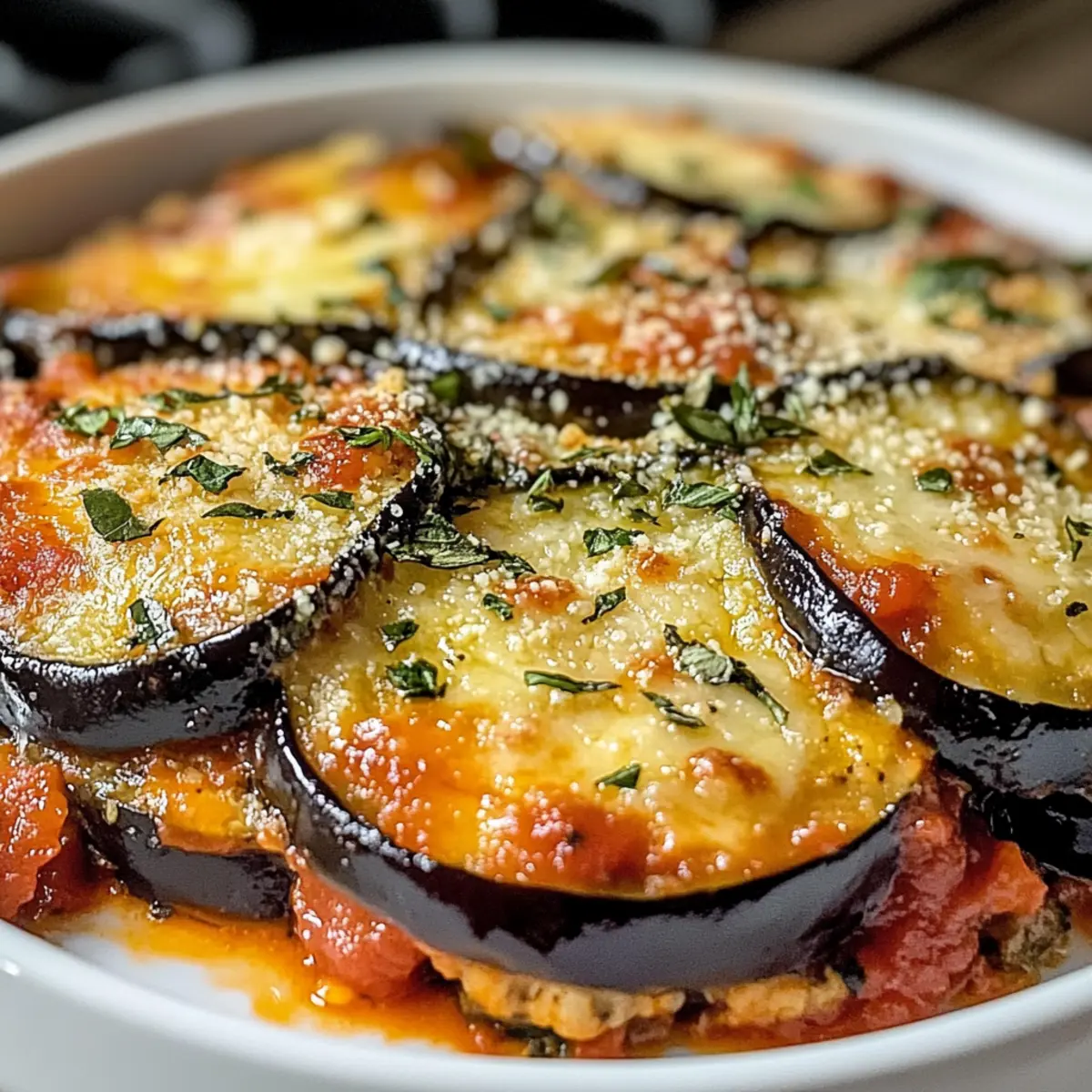 Gebackene italienische Aubergine für deinen Genuss