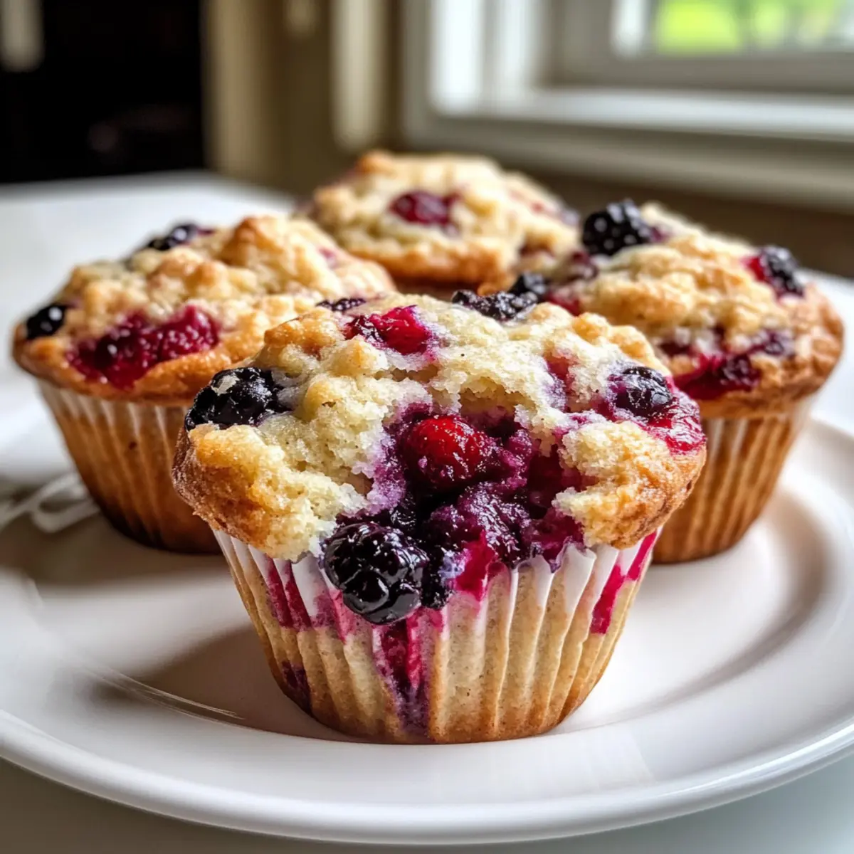 Beeren Quark Muffins für jeden Anlass