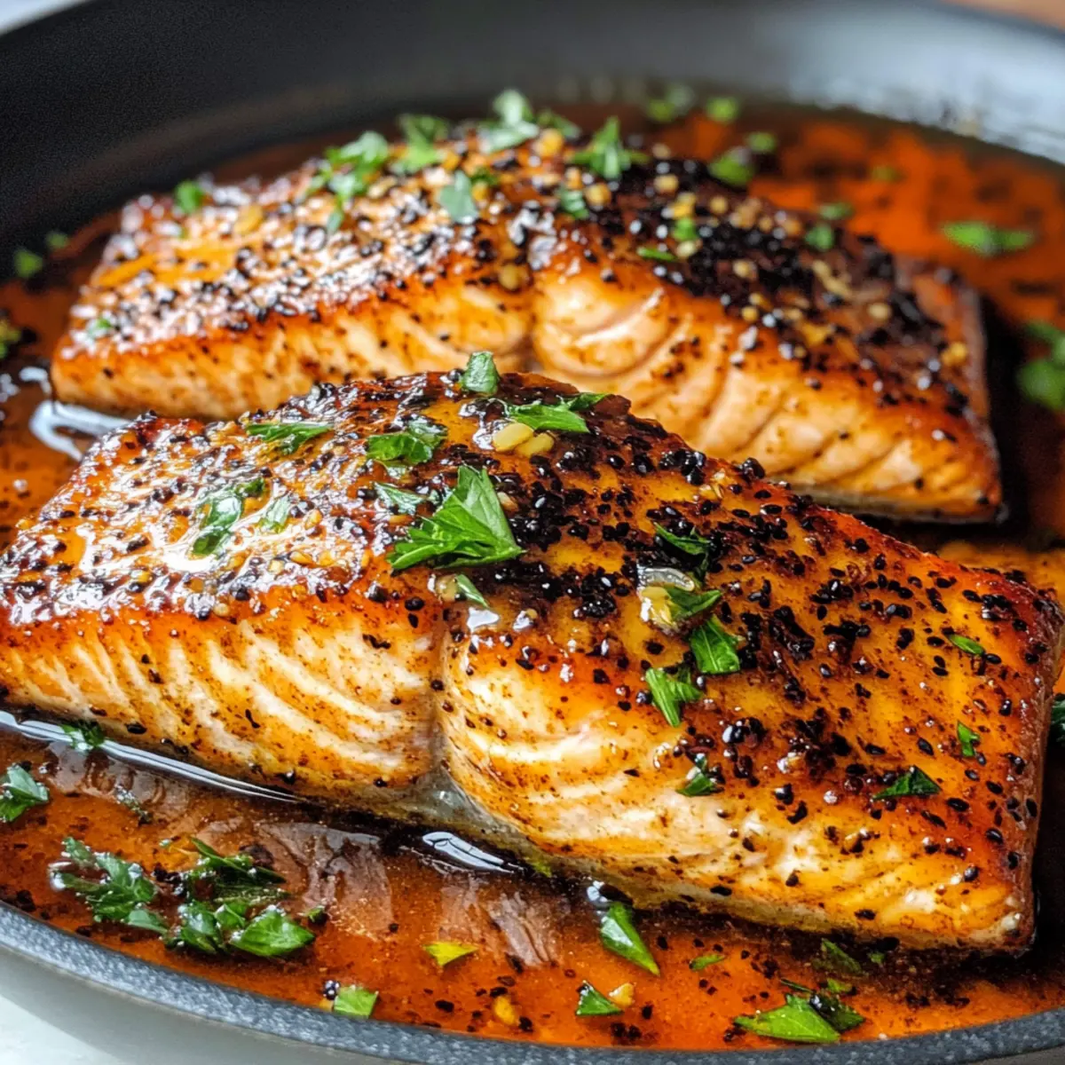 Cajun Honigbutter Lachs in 25 Minuten zaubern