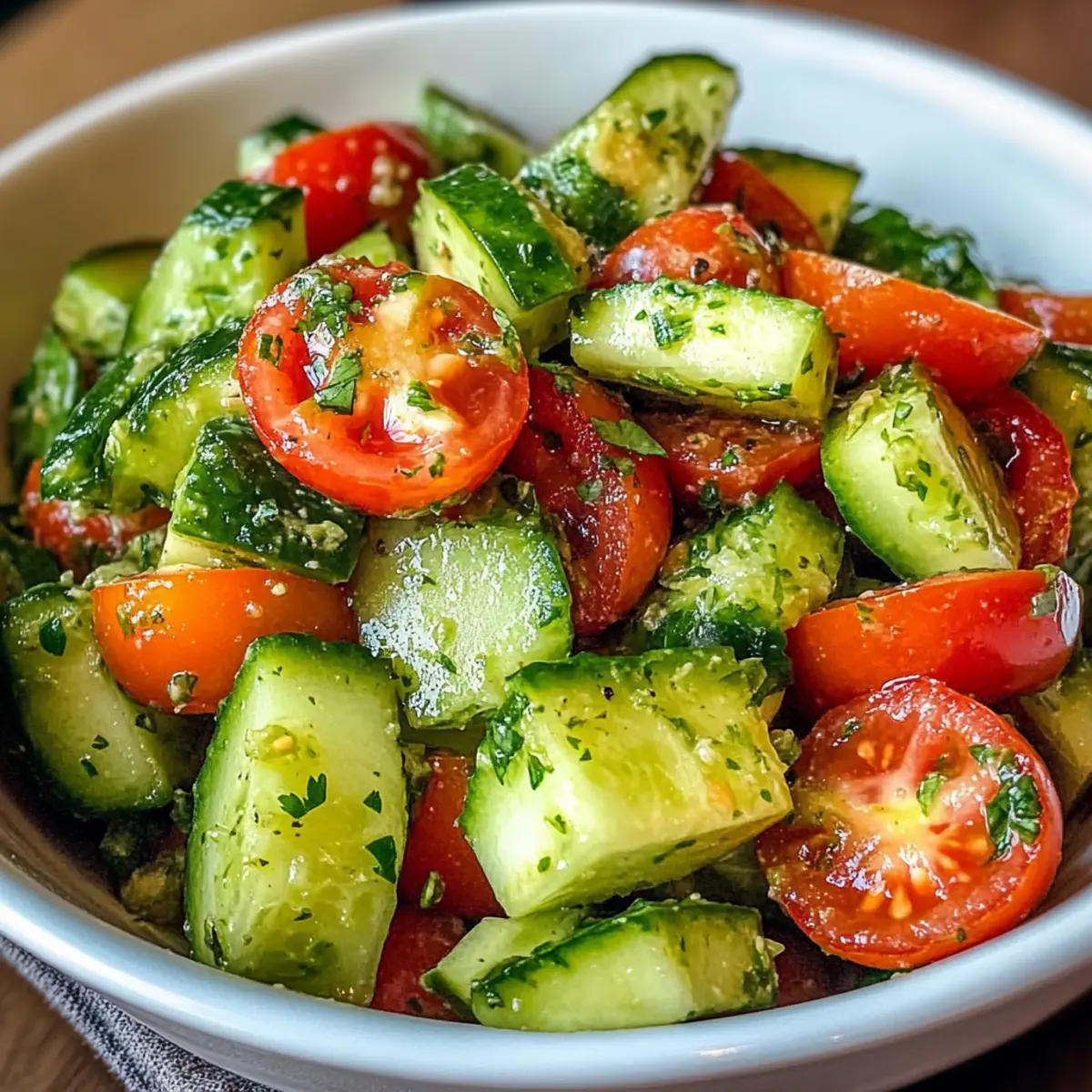 Gurken-Tomaten-Avocado-Salat für den perfekten Genuss