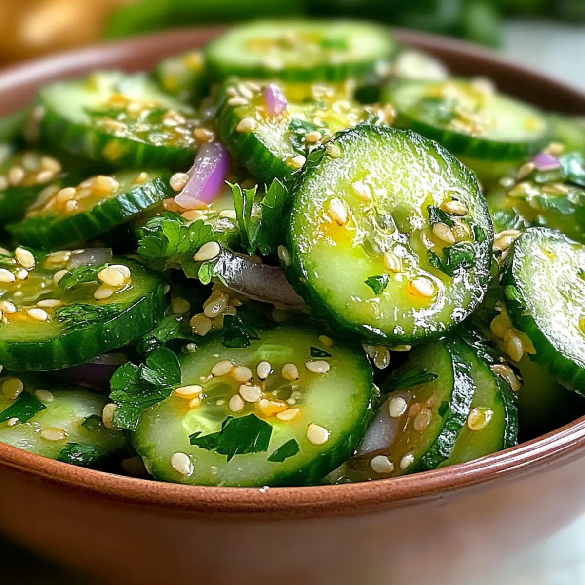 Knoblauchgurkensalat für den perfekten Sommergenuss