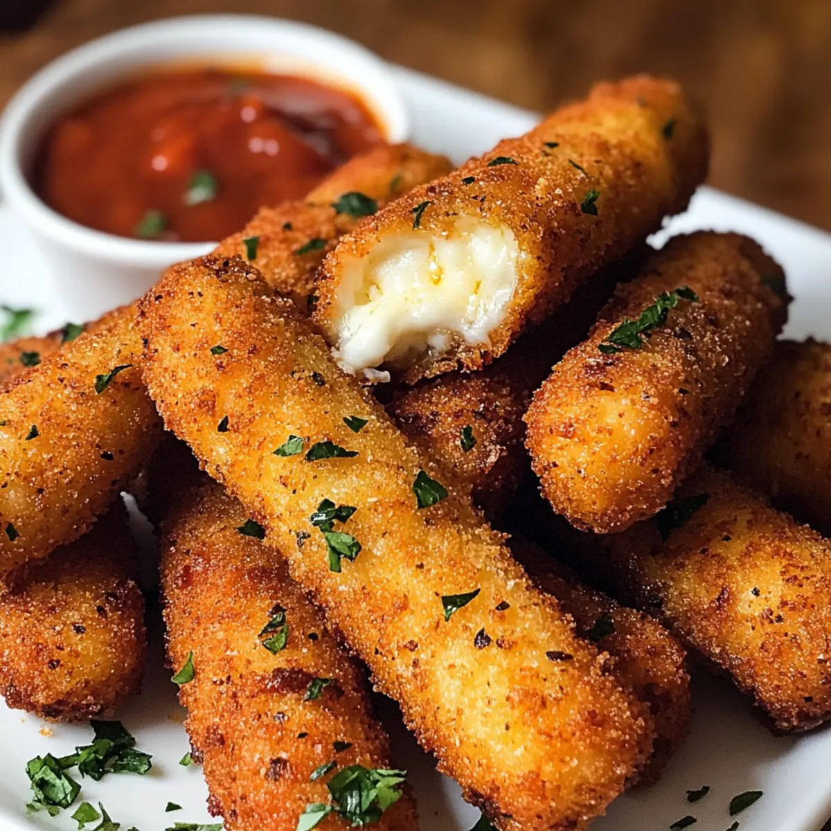Köstliche Mozzarella-Sticks selbst gemacht