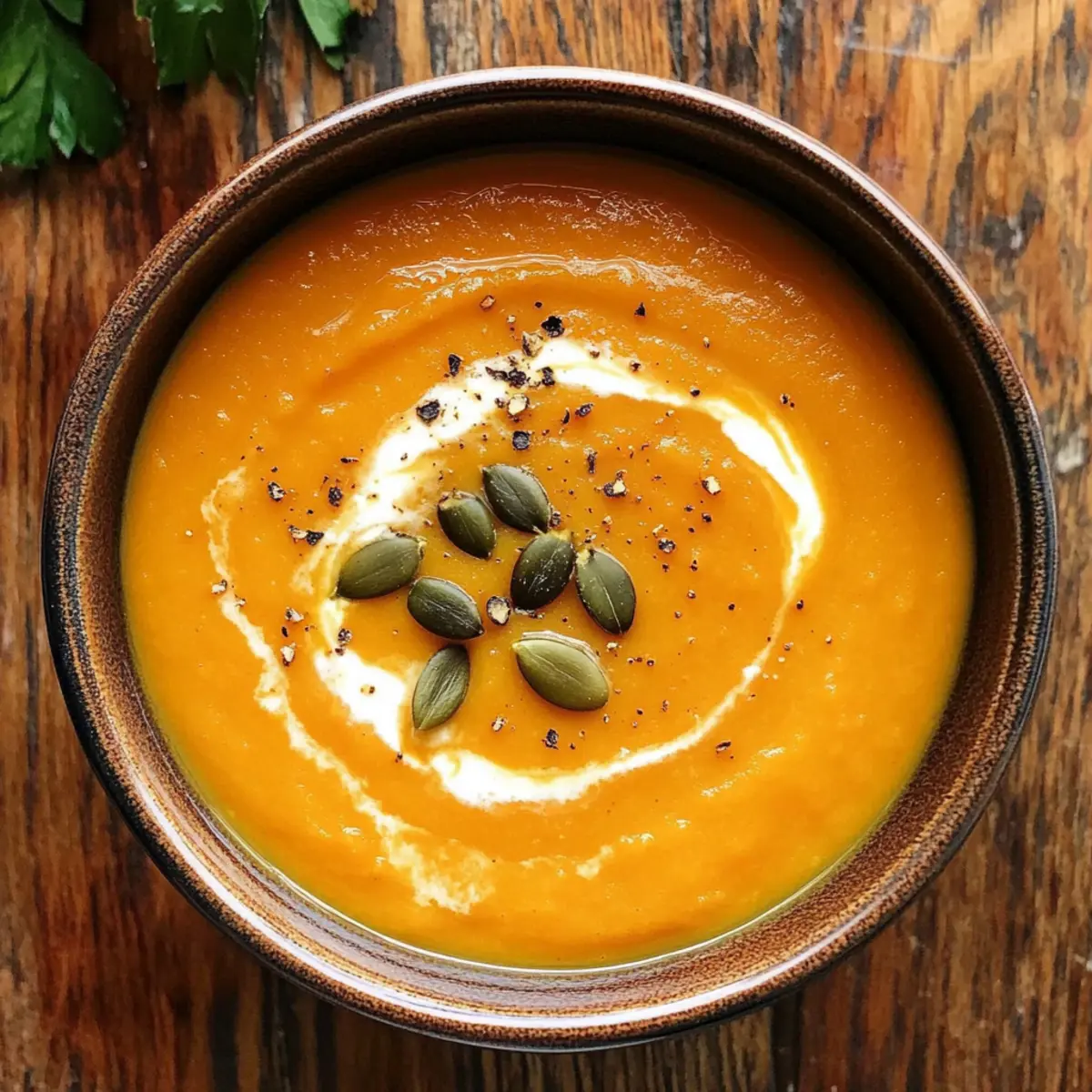 Omas Kürbissuppe: Cremig und aromatisch für den Herbst