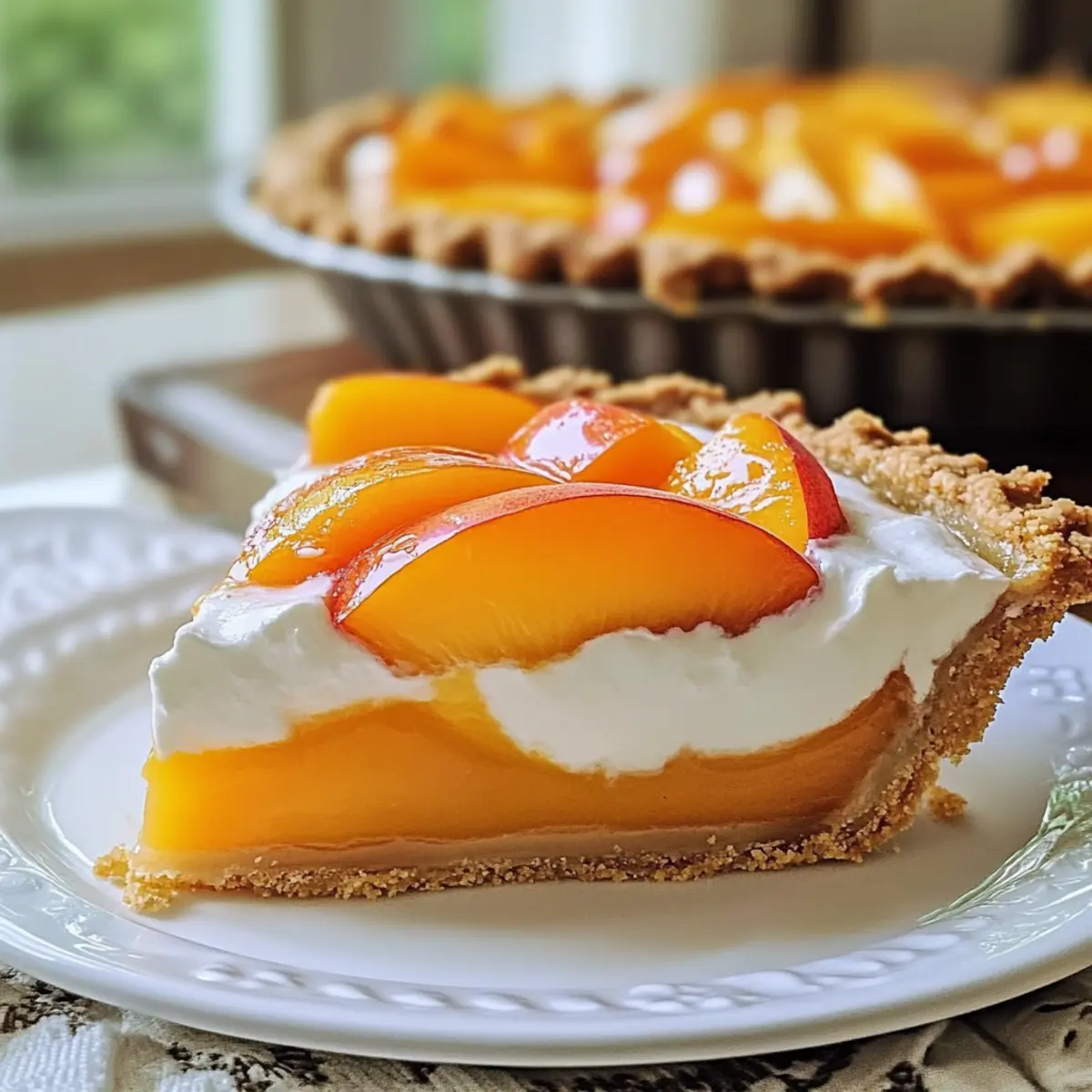 Pfirsichkuchen für den perfekten Sommergenuss