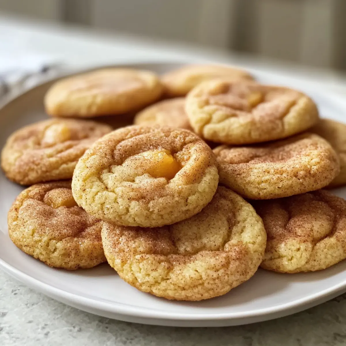Pfirsich Snickerdoodles: Himmlisch weiche Kekse