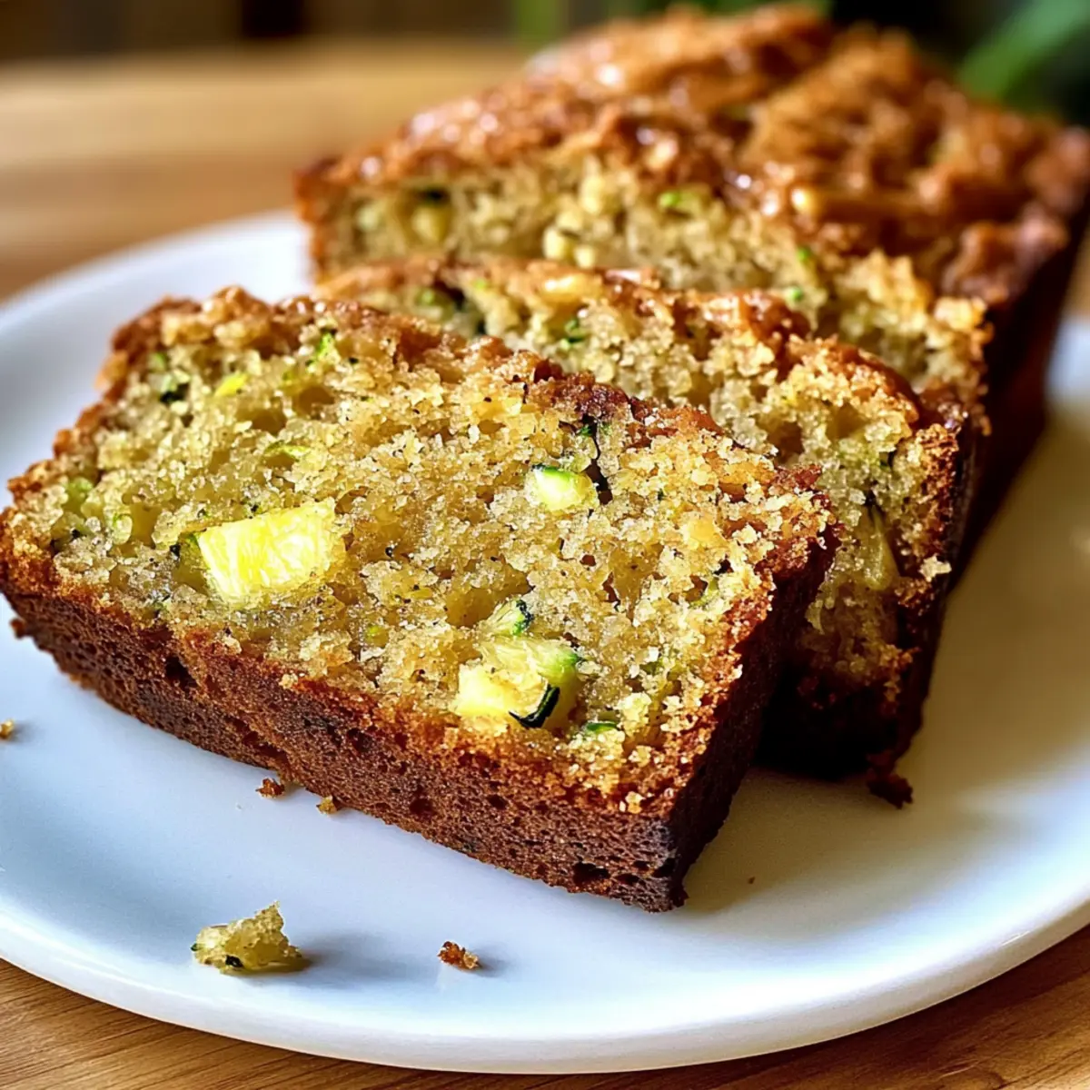 Ananas Zucchini Brot für perfekte Sommermomente