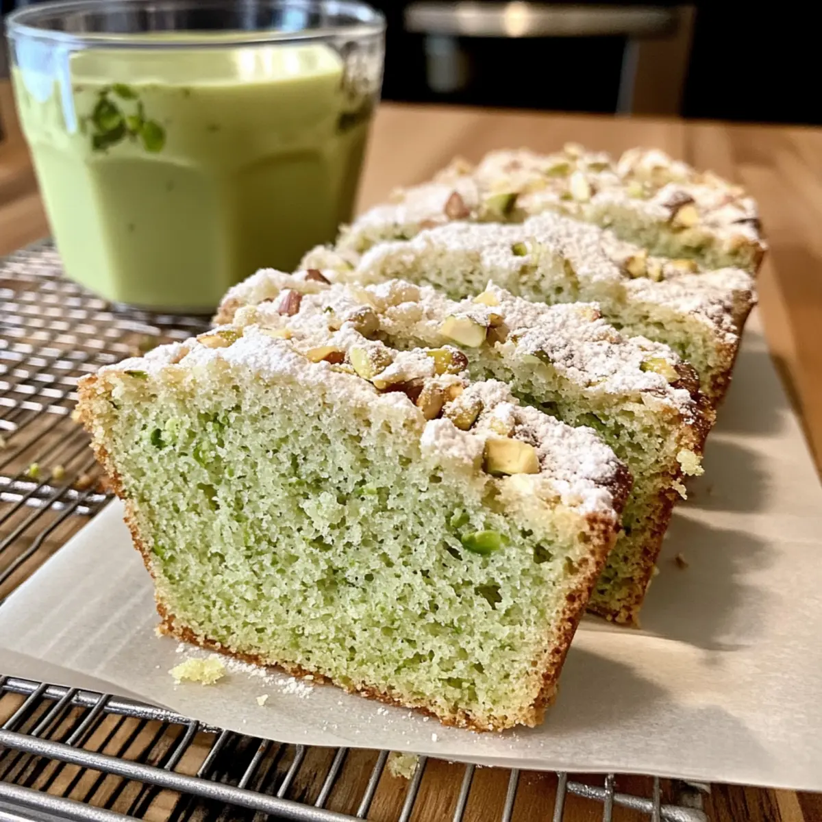 Pistazienpuddingbrot so einfach und lecker