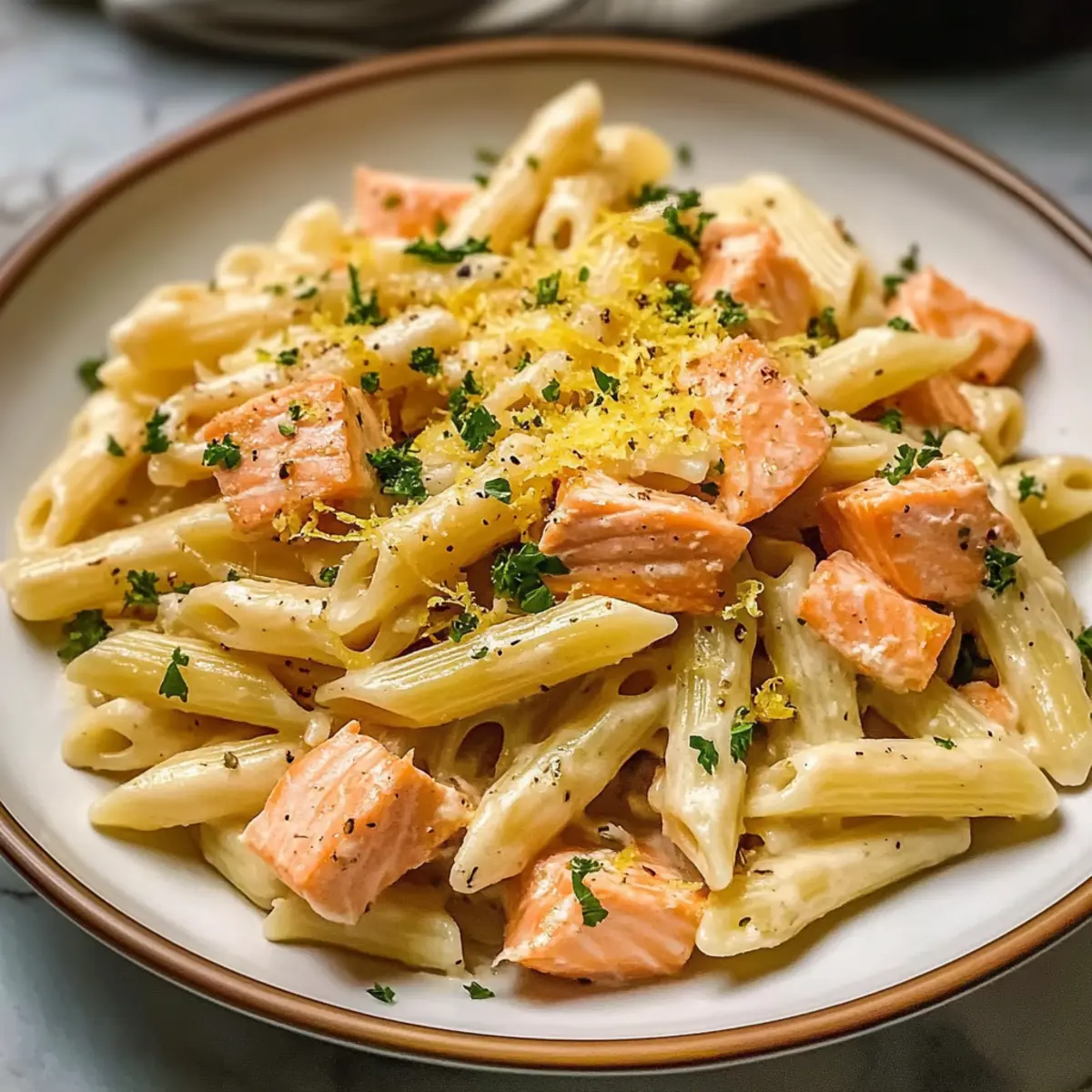 Leckere Lachs-Pasta ohne Sahne in 30 Minuten