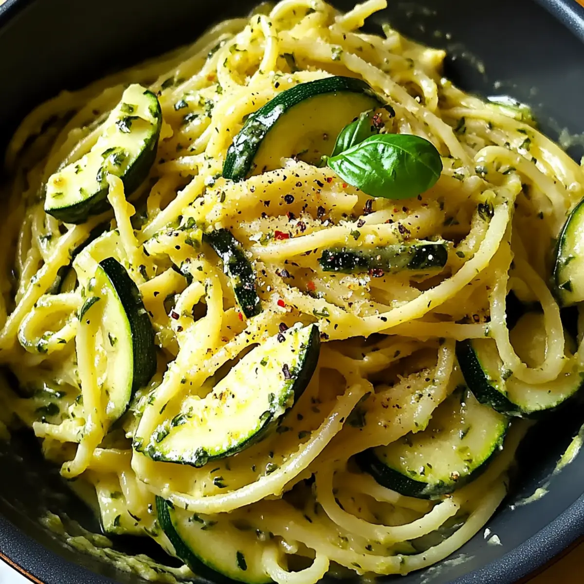 Zucchini-Butter-Pasta für schnelle Genussmomente