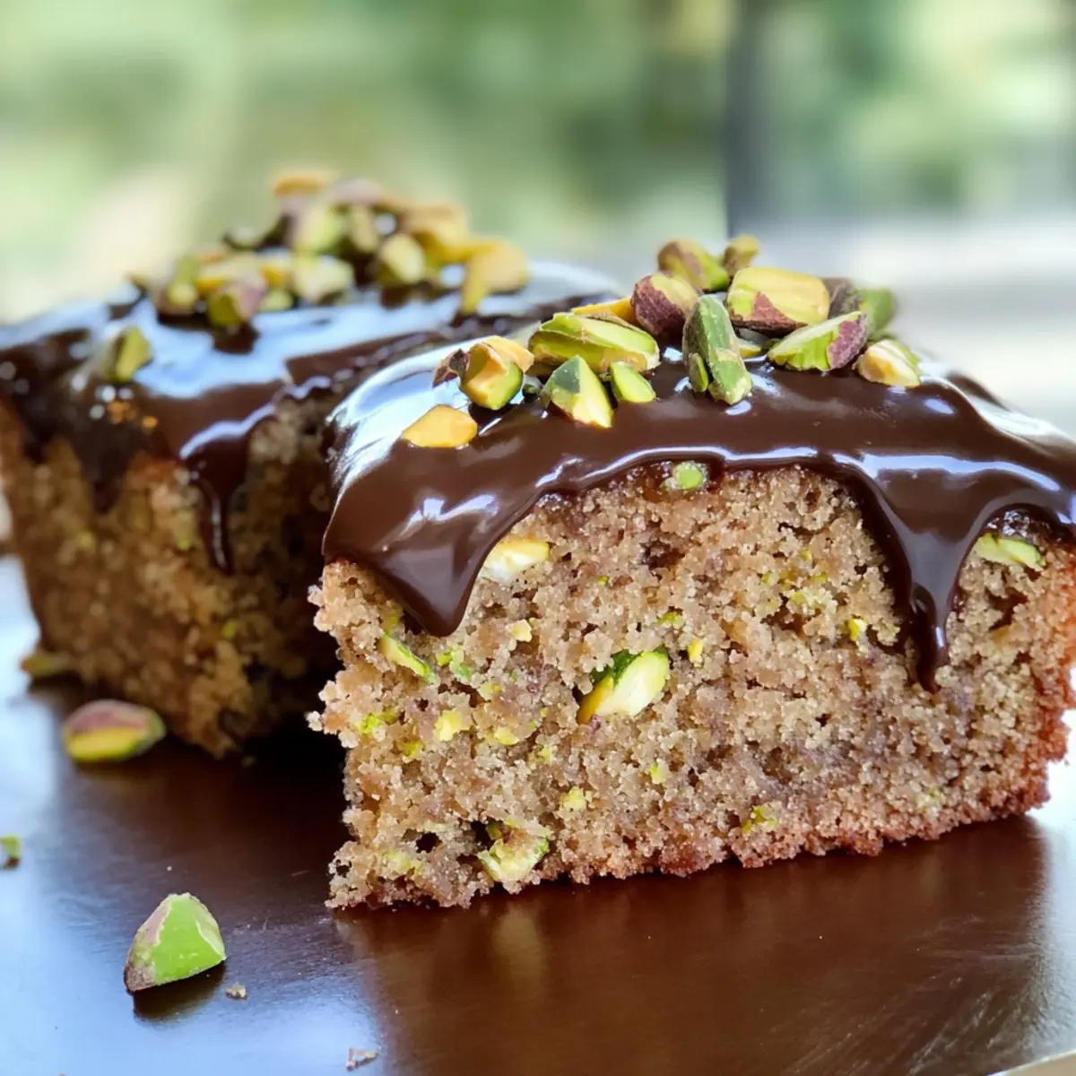 Saftiger Zucchinikuchen mit Schokoglasur